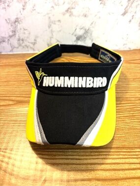 Humminbird Corpro Fishing Visor Hat Yellow Black White Gray
